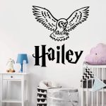 Custom Name Owl Wall Sticker
