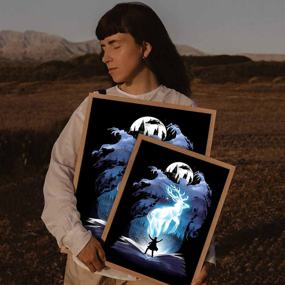 Harry Potter Landscape Wand Movie Sticky Poster - Image 10