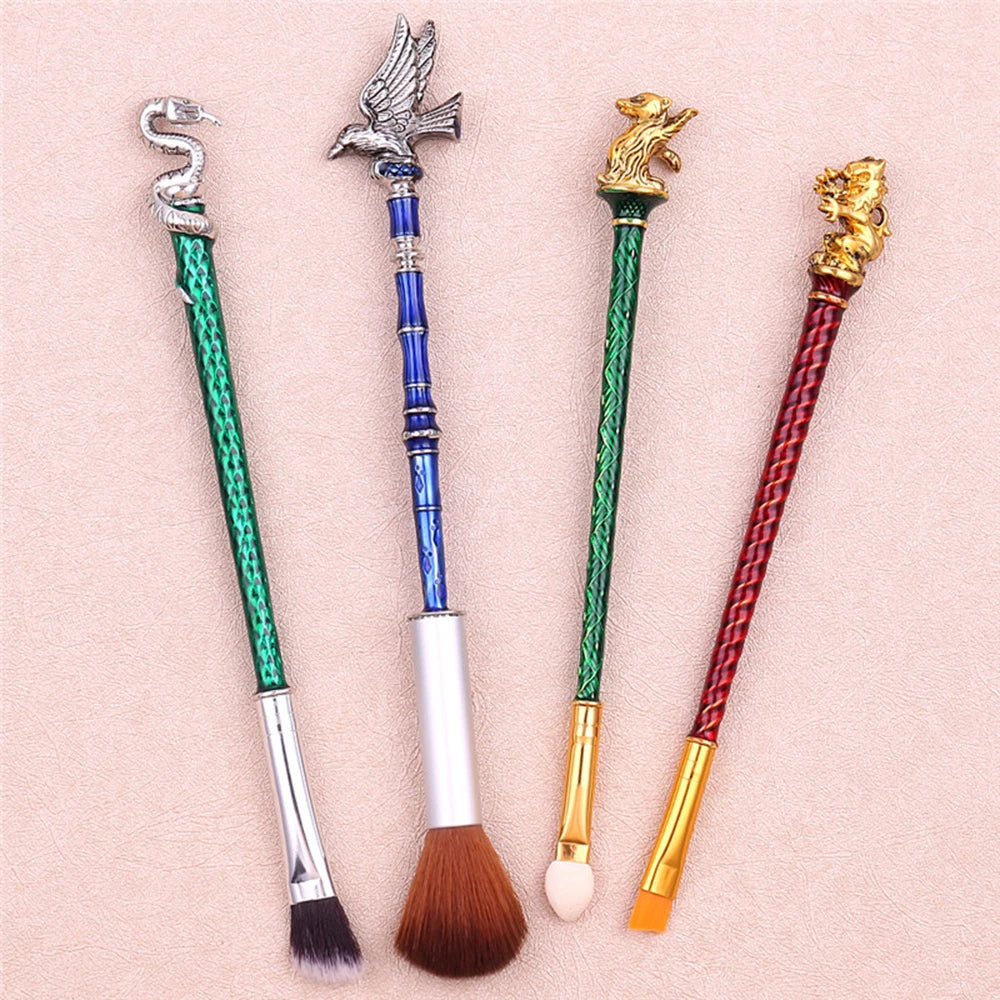 4PCS Harry Potter-Inspired Animal Makeup Brushes - Image 2