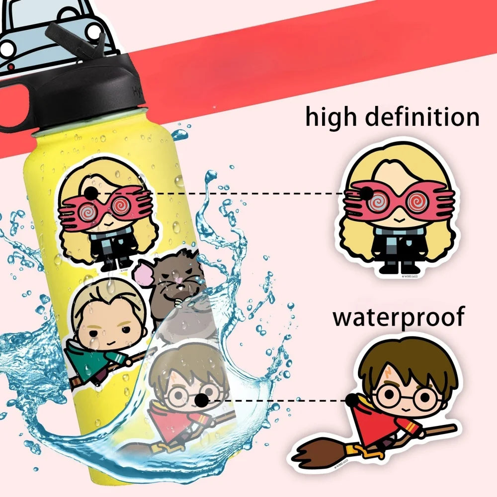 50Pcs Harry Potter Waterproof Stickers β Q Version Cartoon - Image 4