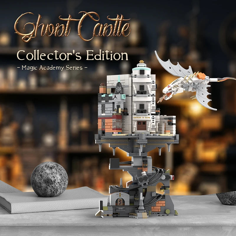 Wizard Tower Magic World Dragon MOC Building Bricks Set – 1056pcs - Image 2