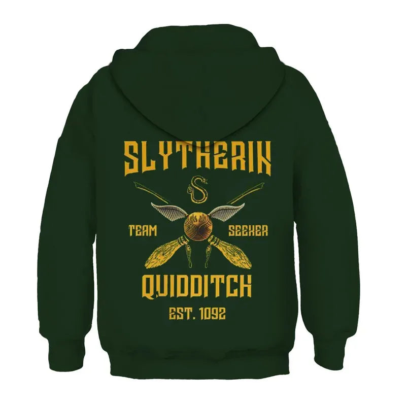 Inspired Slytherin, Hufflepuff & Ravenclaw Hooded Sweatshirts - Image 3