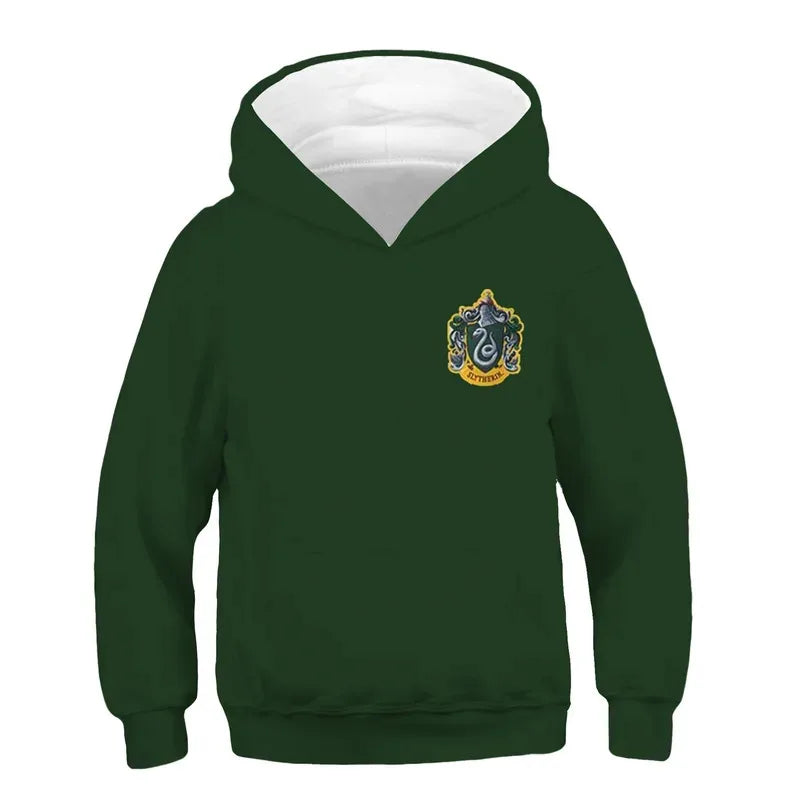 Inspired Slytherin, Hufflepuff & Ravenclaw Hooded Sweatshirts - Image 2