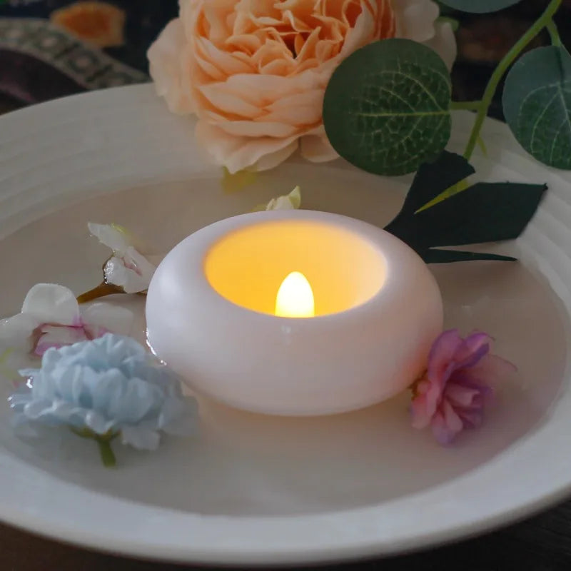6/12Pcs Flameless Floating LED Tea Lights - Image 2
