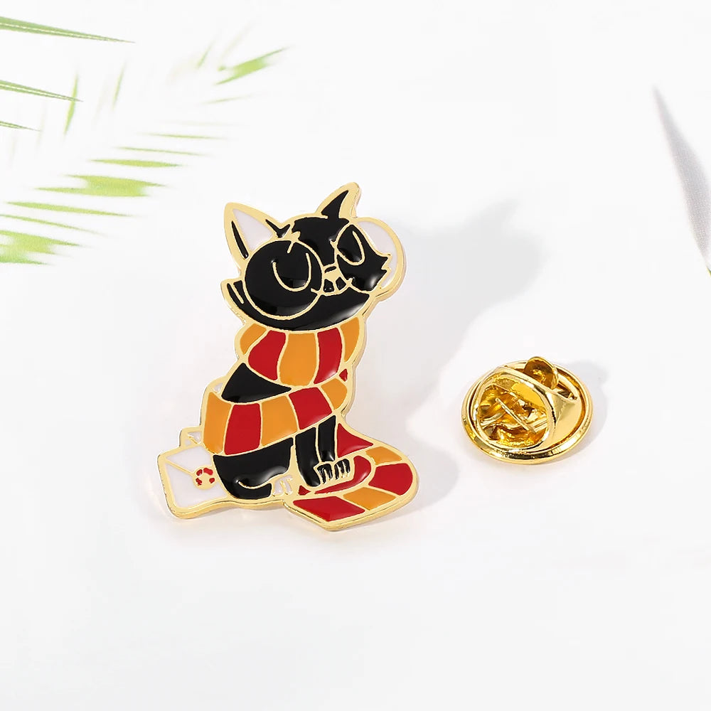 Kawaii Harry Potter Wizard Cat Brooch - Image 6