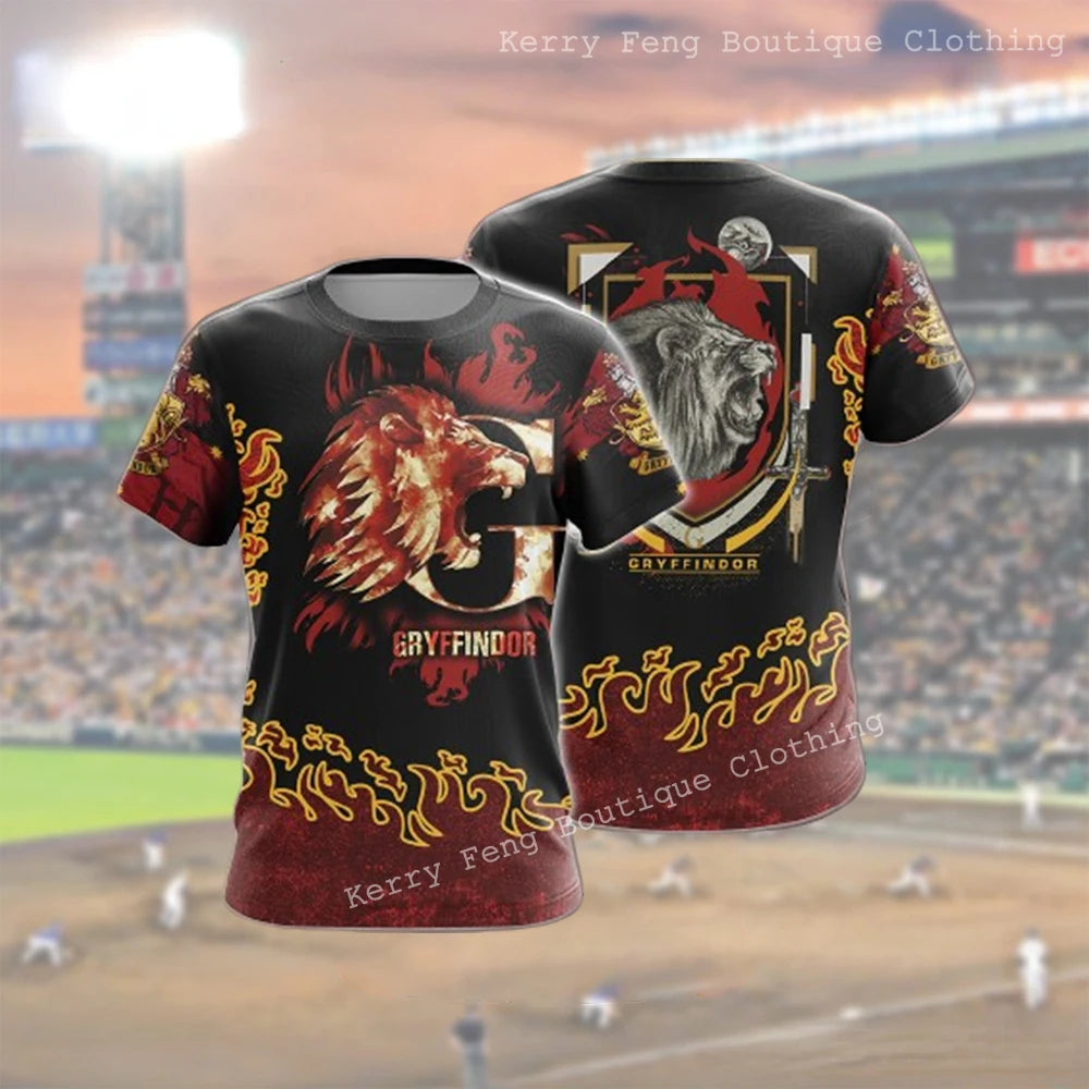 Hogwarts 3D Printing Men's T-Shirt - Image 4