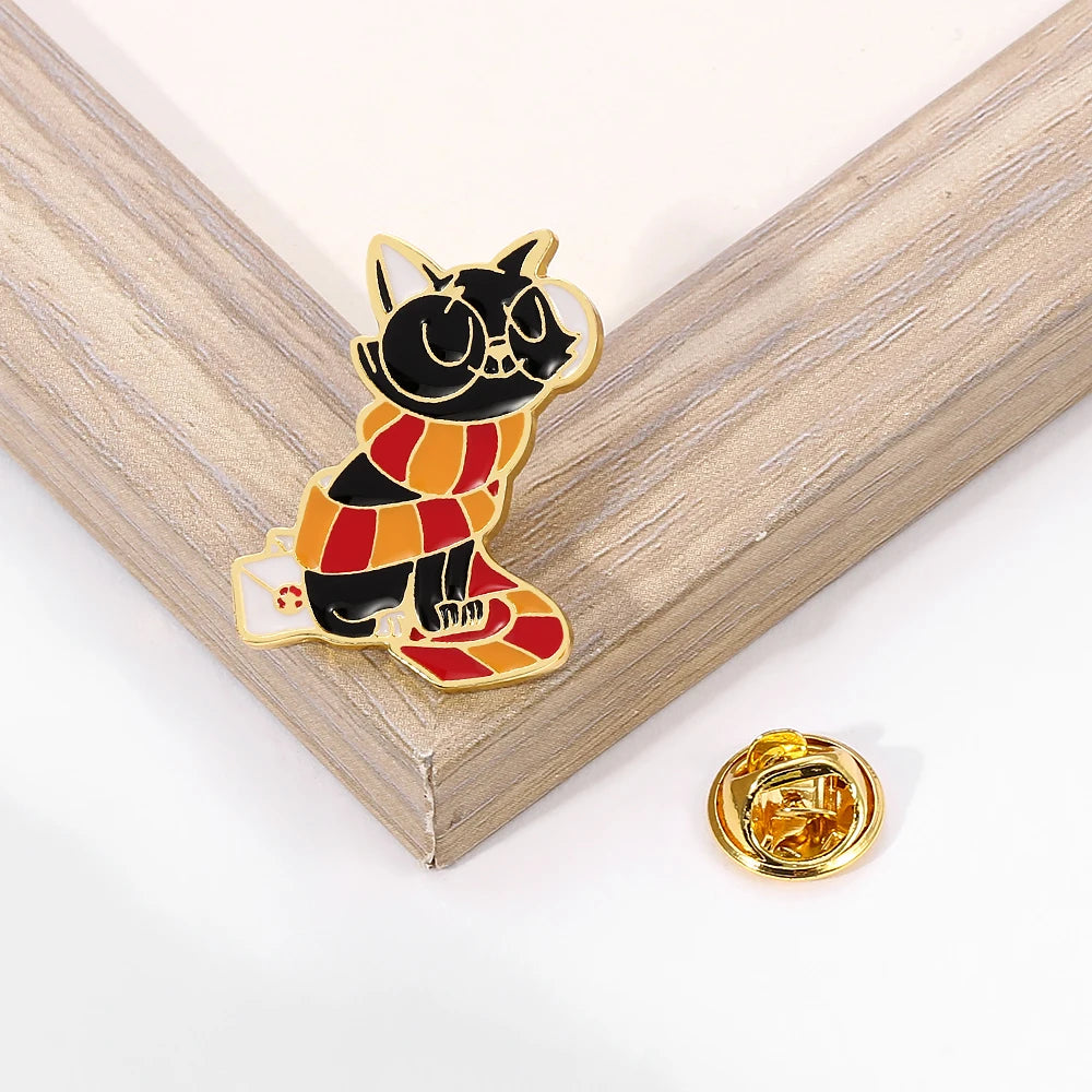 Kawaii Harry Potter Wizard Cat Brooch - Image 4