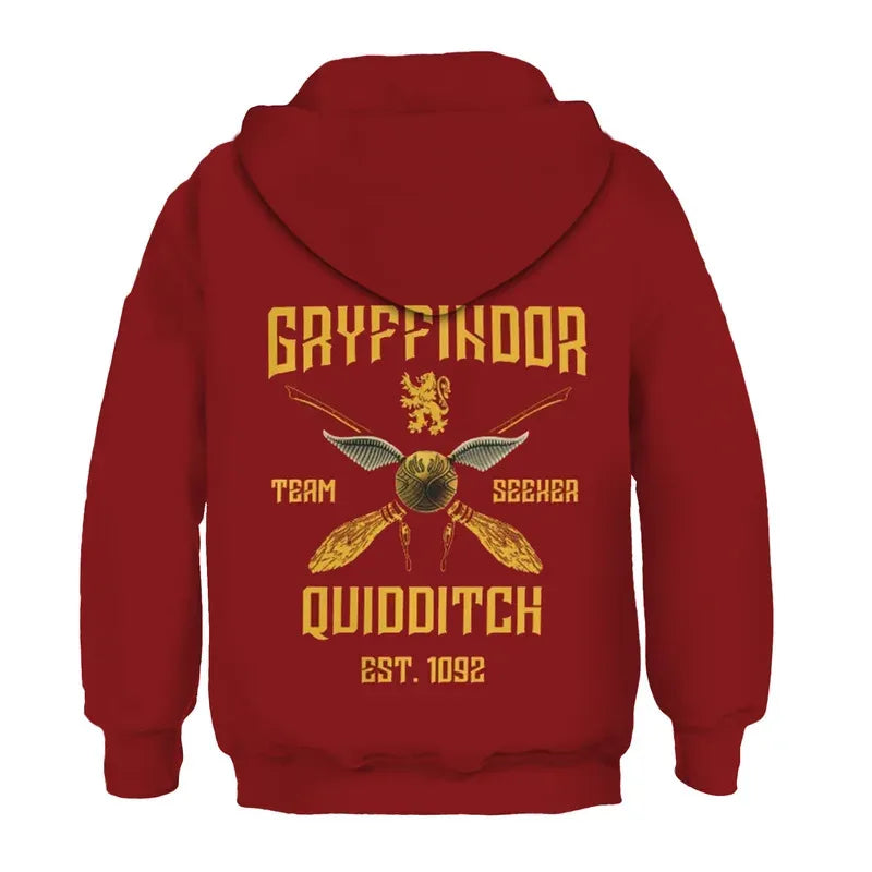 Inspired Slytherin, Hufflepuff & Ravenclaw Hooded Sweatshirts - Image 6