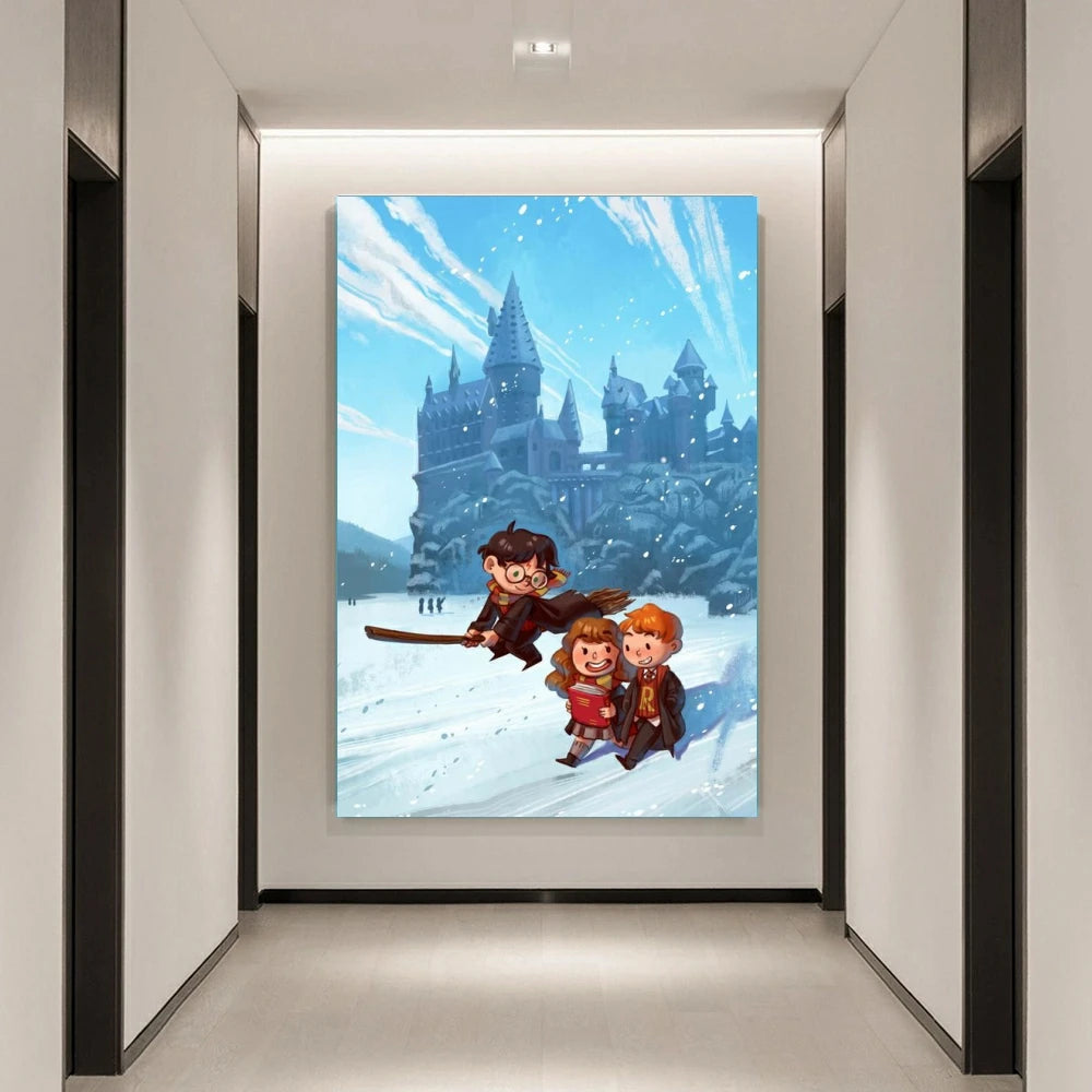 Harry Potter Cartoon 5D Diamond Painting - Image 2