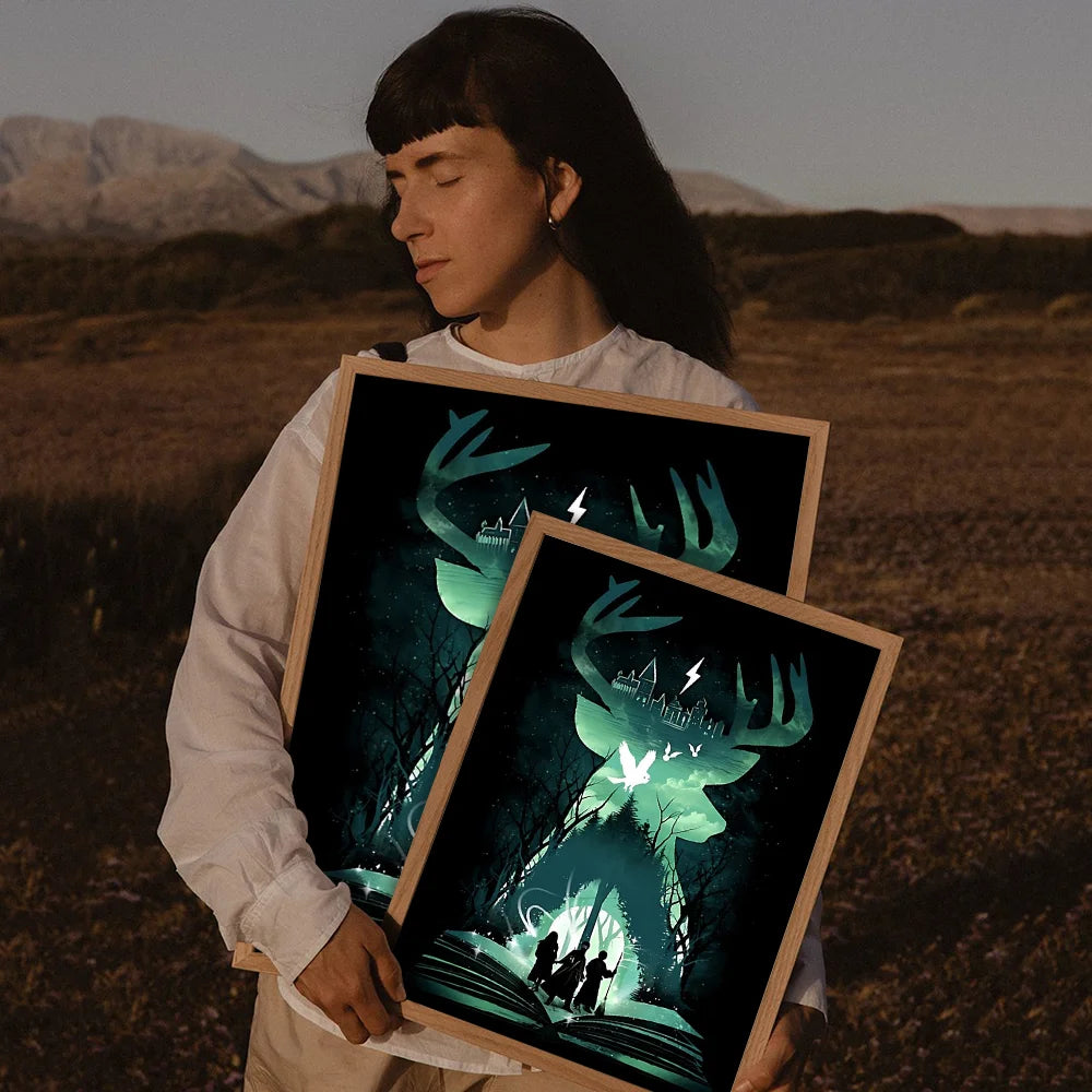 Harry Potter Landscape Wand Movie Sticky Poster - Image 15