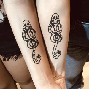 5/10PCS Voldemort & Harry Potter Magic Tattoo Stickers