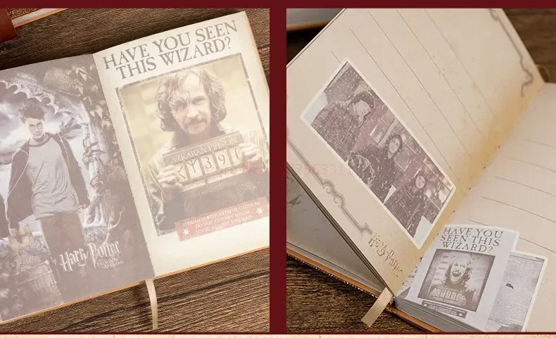 New Authentic Harry Potter Four Houses Retro Password Notebook - Image 6