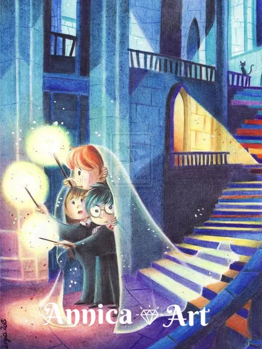 Harry Potter Cartoon 5D Diamond Painting - Image 17