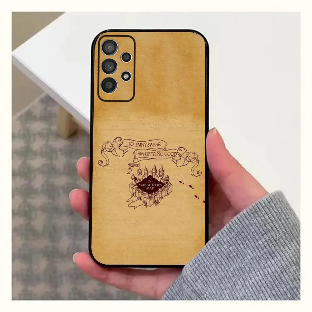 Marauder's Map & Train Ticket Art Phone Case - Image 3