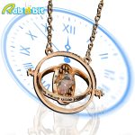 Harry Potter Time Turner & Wand Necklace Set