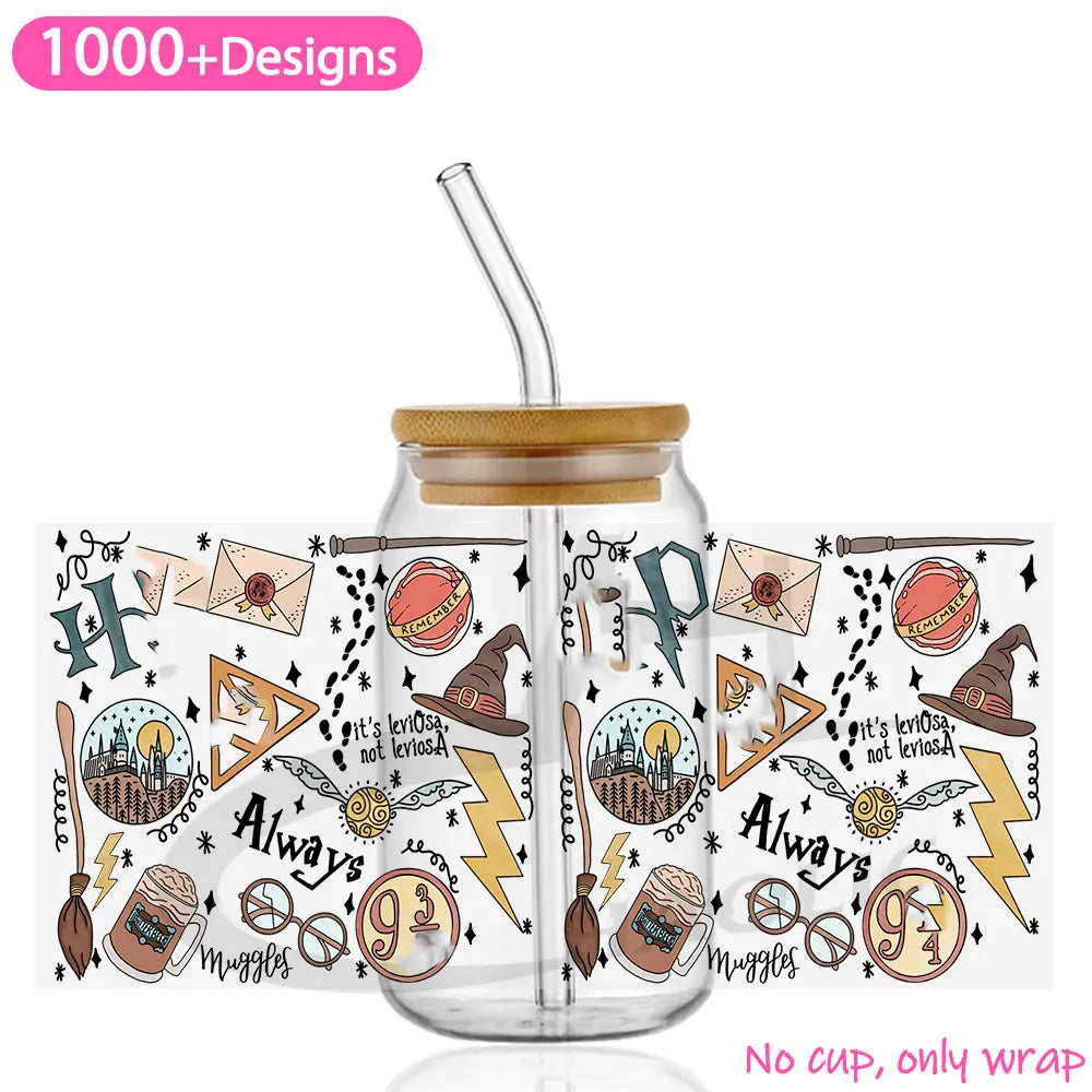 Wizard World UV DTF 16oz Cup Wrap - Image 4