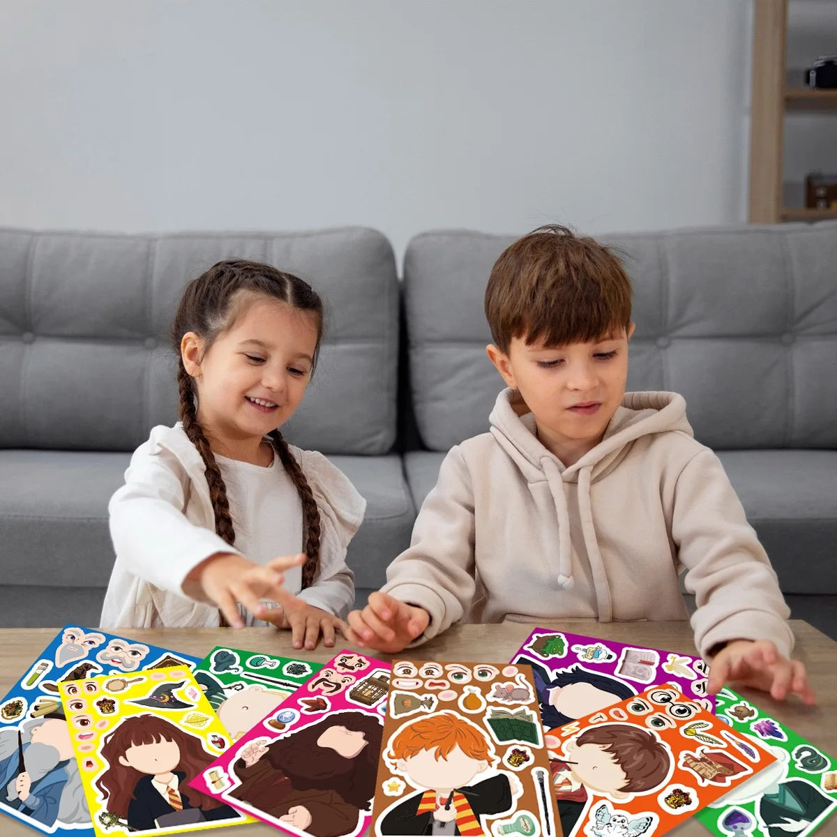 Hogwarts Wizarding School Q-Version Sticker Set - Image 4