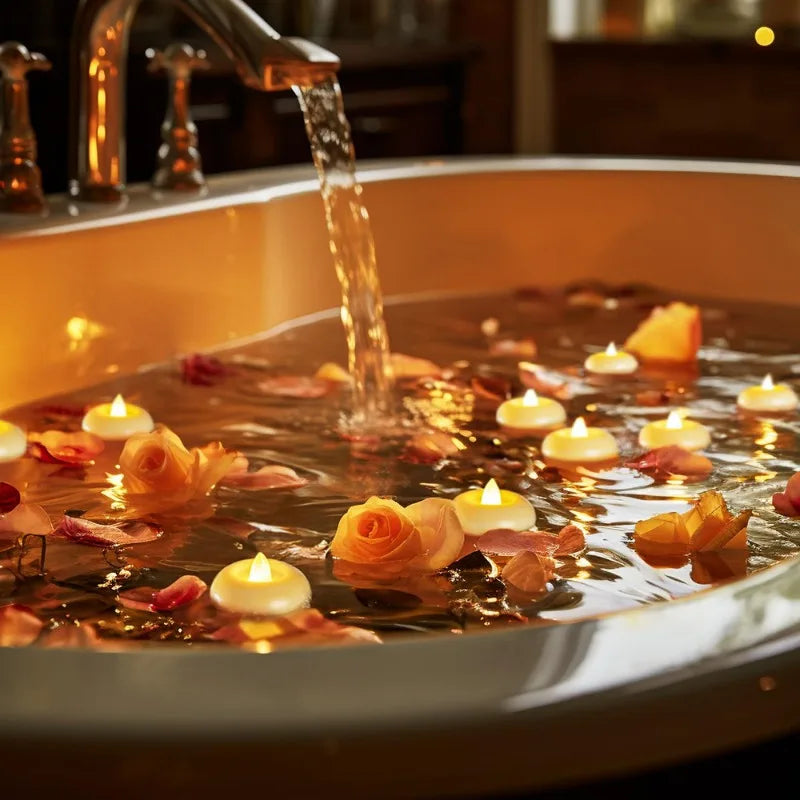 6/12Pcs Flameless Floating LED Tea Lights - Image 6