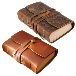 Retro Travel Journal Writing Notebook
