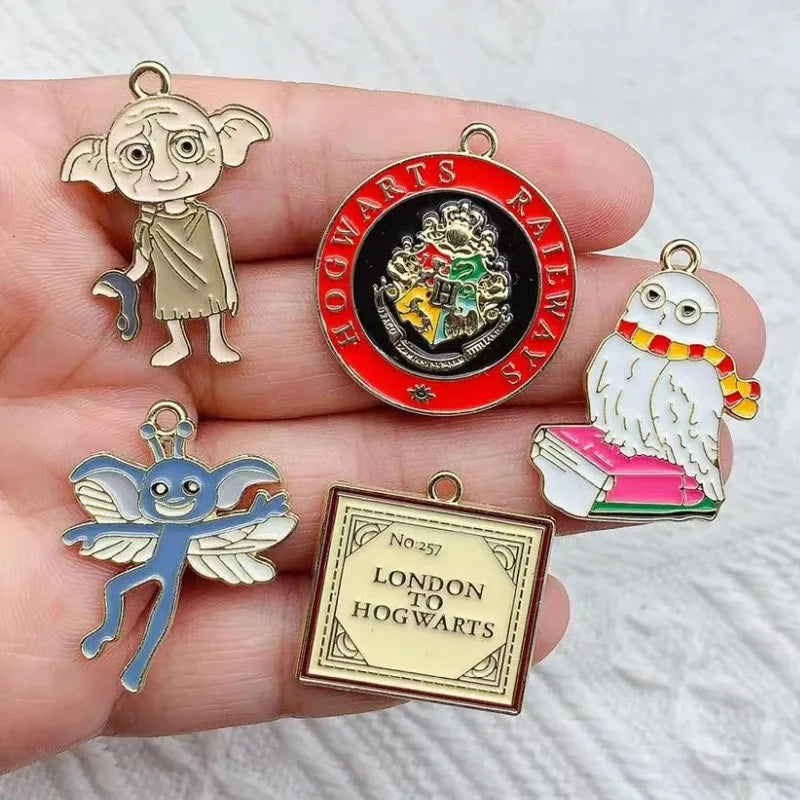 10PCS Cartoon Enamel Charms - Image 2