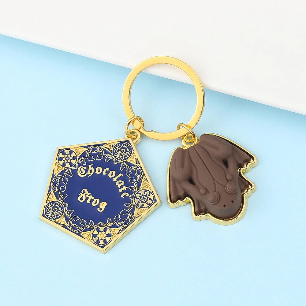 Classic Harry Potter Frog Metal Enamel Keychain - Image 5