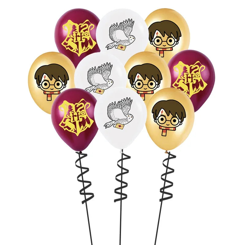 10/30/50PCS Harry Potter Magic School Latex Balloons - Image 12