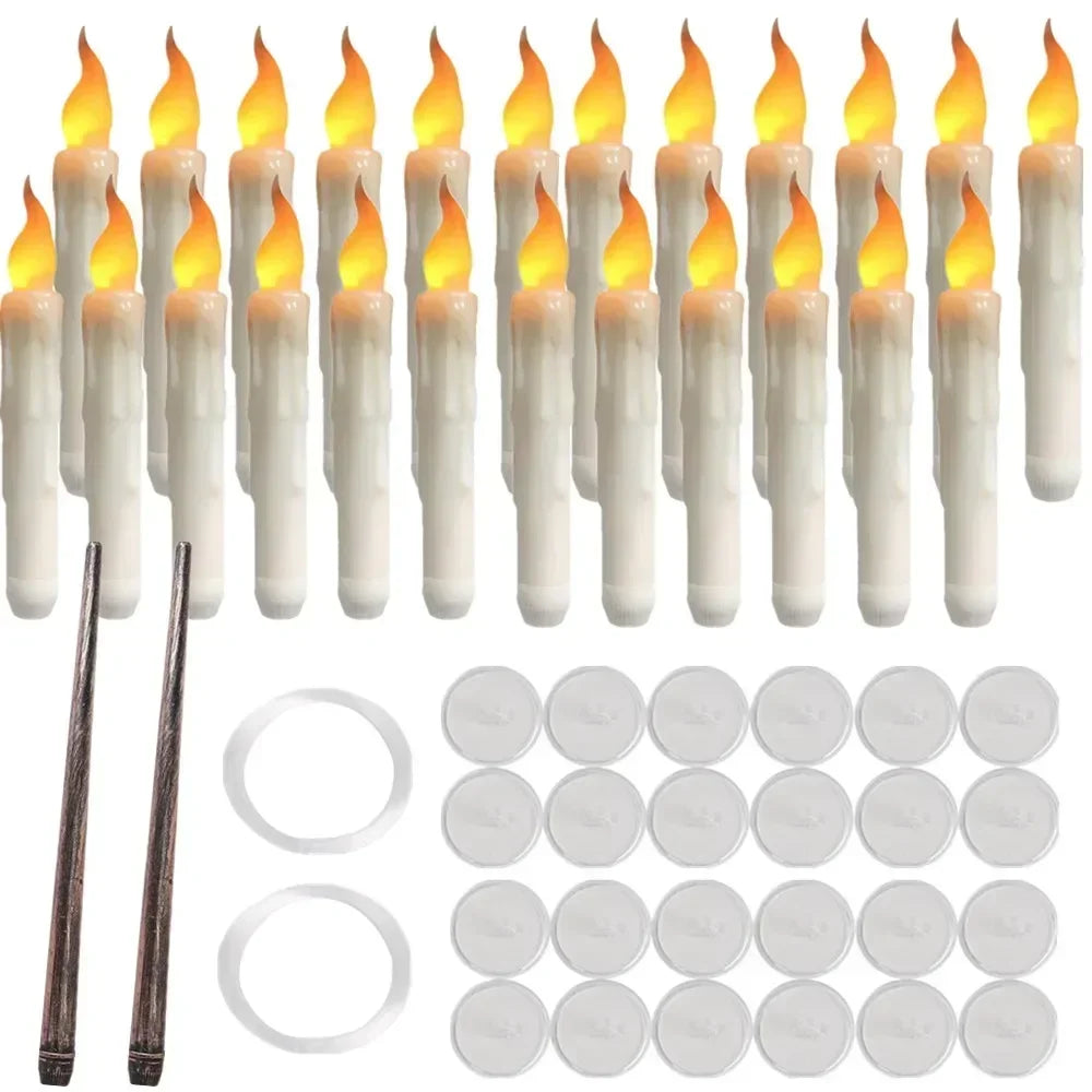 Floating LED Candles with Magic Wand Remote - Image 13